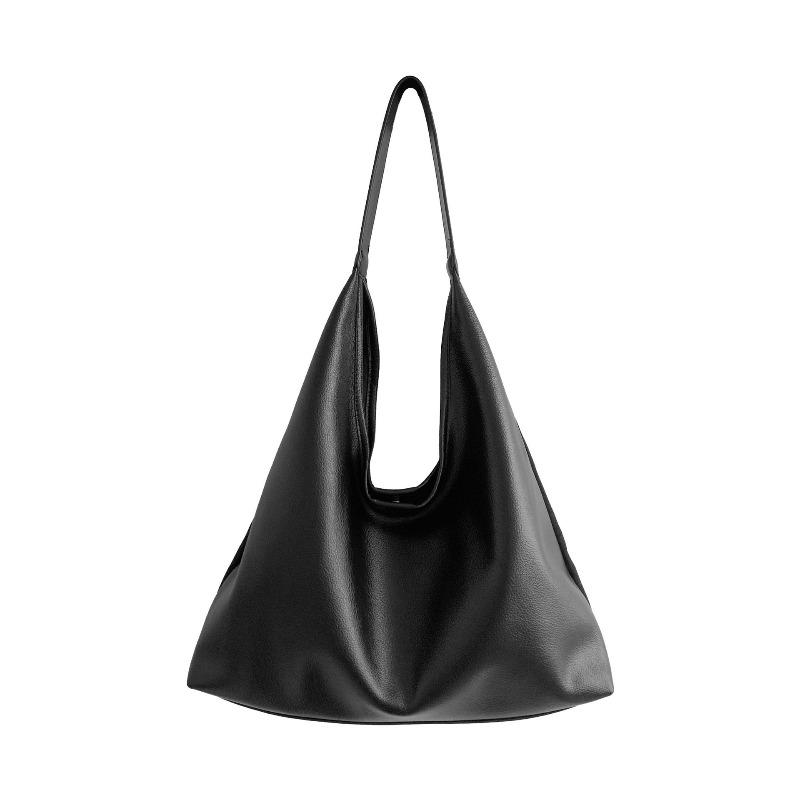 Retro suede bag autumn and winter new commuter tote bag women's large-capacity lazy and relaxed shoulder bag