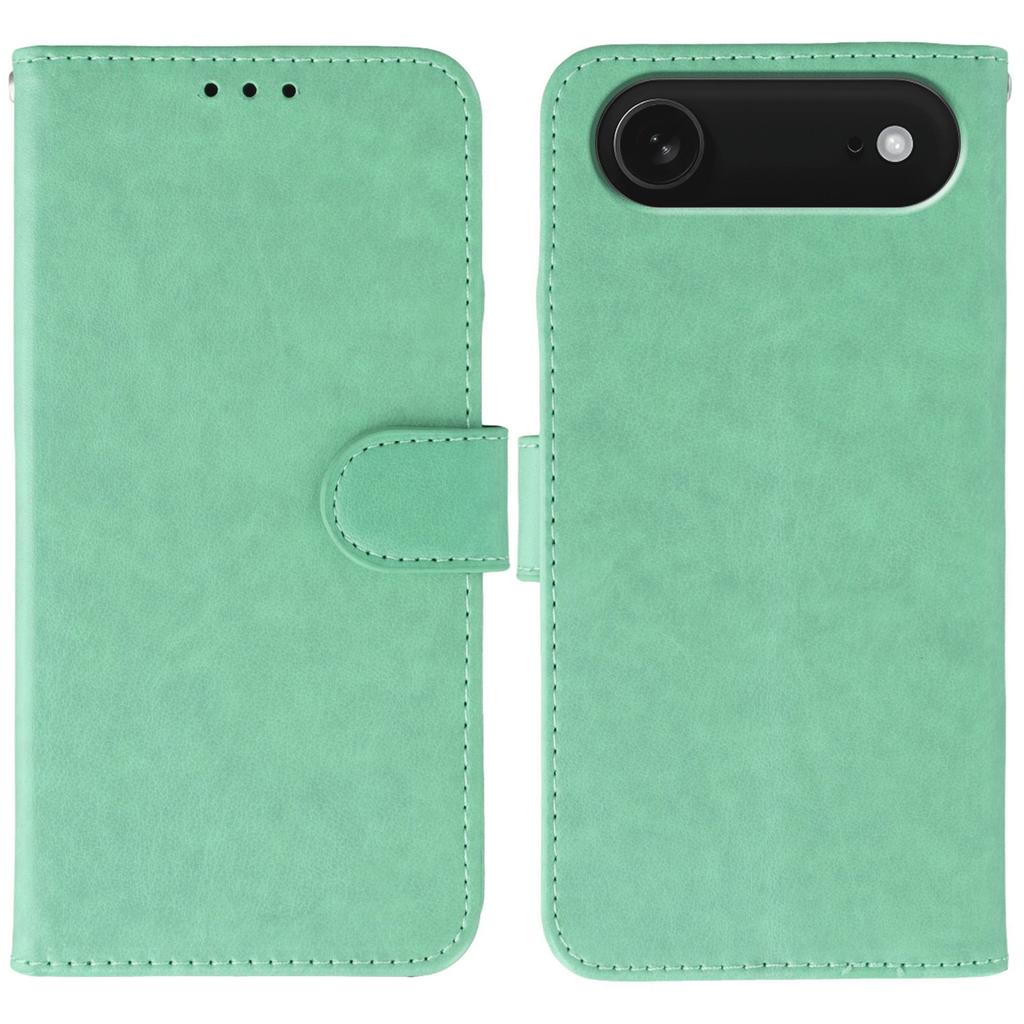 For iPhone 17 Air Case PU Leather Flip Wallet Phone Cover with Strap