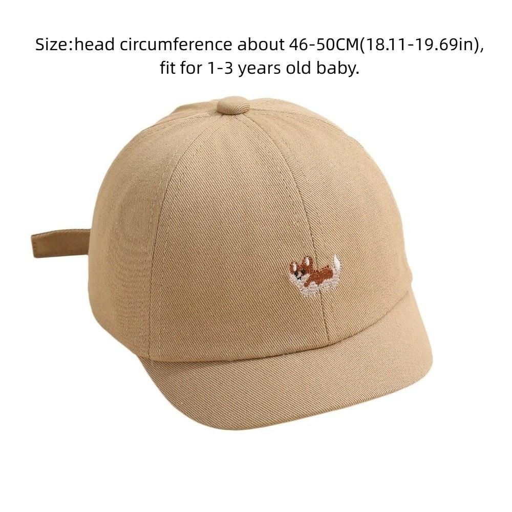 Solid Color Baby Baseball Hat Soft Summer Cap Casual Kids Sun Hat  Children