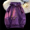 Winter Thickened Fleece Oversize Hooded Sweatshirt Women Loose Casual Pullover Long Sleeve Top