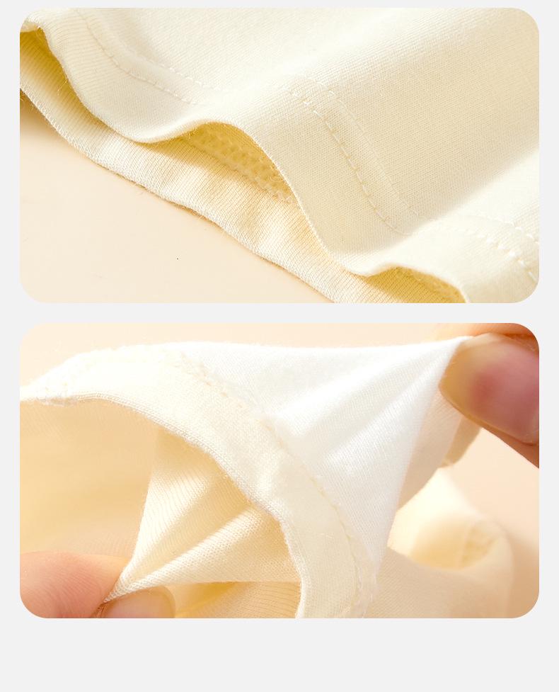 Antibacterial Girls' Pure Cotton Boxer Briefs - Class A, 100% Cotton Crotch, for Middle and Older Children