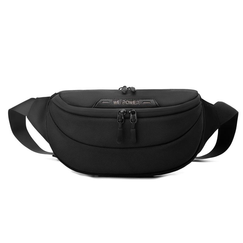 

Waterproof Men s Travel Handbag Multi-functional Chest Bag Outdoor Sports Shoulder Bag Portable Waist Pack Crossbody чёрный
