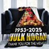 Hulk Hogan Legend Memorial Wrestling Blankets Fleece  Winter  Multi-function Soft Throw Blanket for Bed Couch Bedspread
