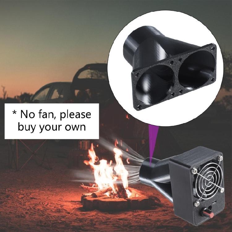 Cooling Fan Pipe Outlet Air Gathering Vent Air Outlet for 4cm/6cm Cooling Fan Enhances Air Ventilation Fan Outlet