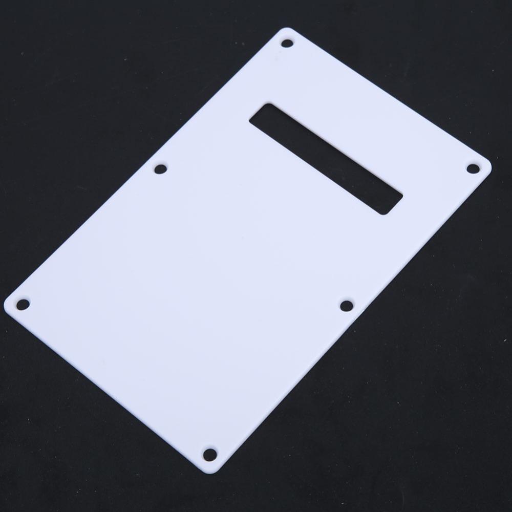 Black/White Electric Guitar Cover Plastic Pick Guard Plate Guitar Backplate For Electric Guitar