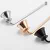 1Pcs Metal Smokeless Candles Wick Bell Snuffer Put Off Flame Tool Cutter Black Gold Rose Silver Decor Candle Snuffer