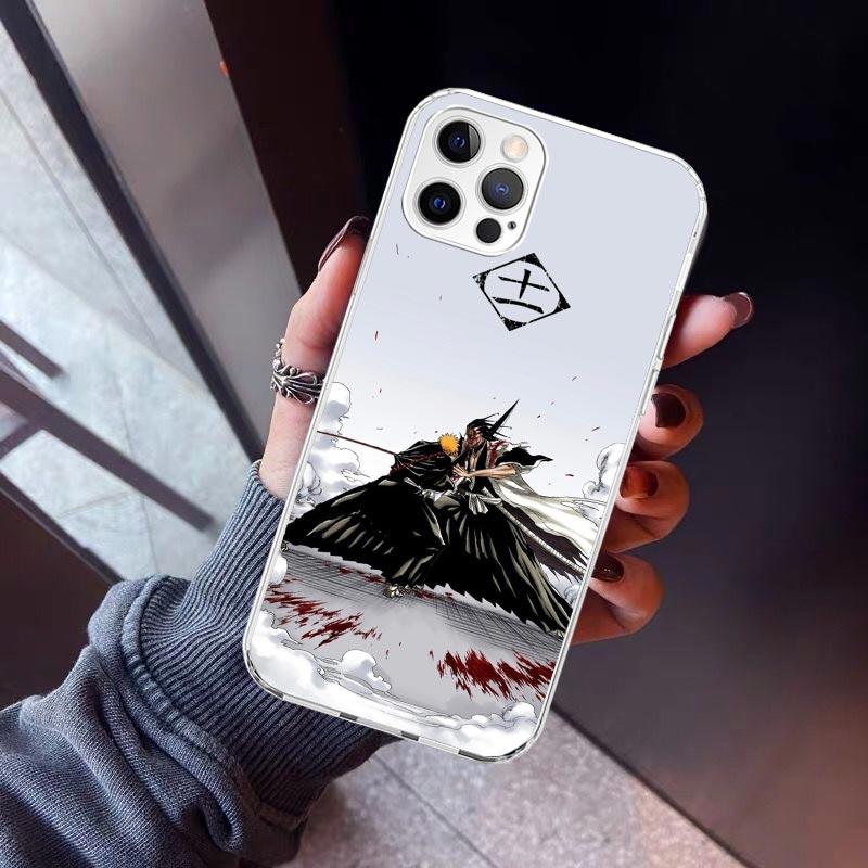 Zaraki Kenpachi Bleach Phone Case For iPhone 17 Air 11 13 Mini 14 15 Plus 16 12 Pro Max 16E SE 7 8 Pattern Soft TPU Back Cover