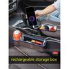 Opel OPCline ASTRA CORSA INSIGNIA MOKKA VECTRA ZAFIRA GTC Tigra Car Seat Gap Slot Storage Box With Atmosphere Lamp USB Charging