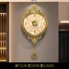 European Style Light Luxury Living Room Wall Decoration Wall Watch Silent Digital Wall Clock Natural Shell Design Clock Mural