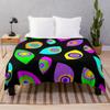Amazing Digital Circus Abstraction V1 Throw Blanket