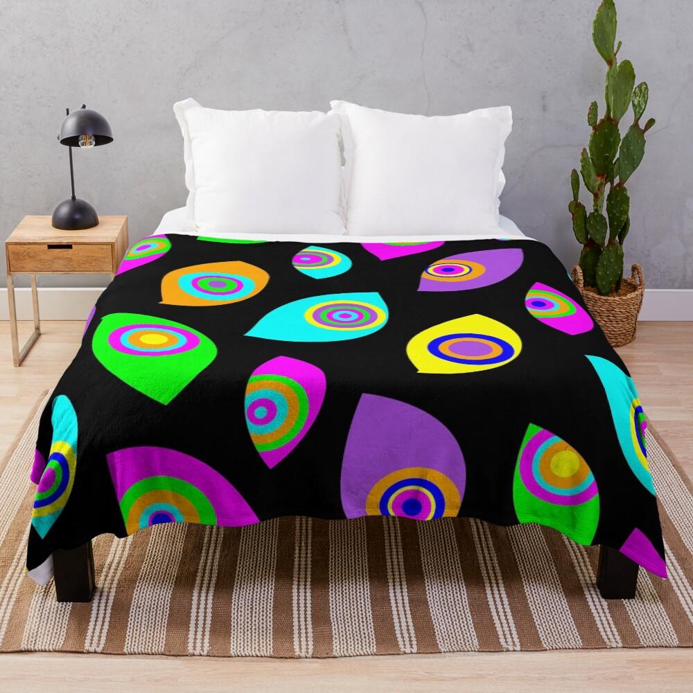 Amazing Digital Circus Abstraction V1 Throw Blanket