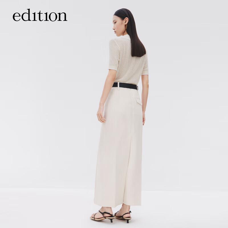 Edition Women's Hollow Knit Polo Top