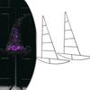 Stylish and Spooky Witch Hat Shaped Wreath Frame for Halloween Decor