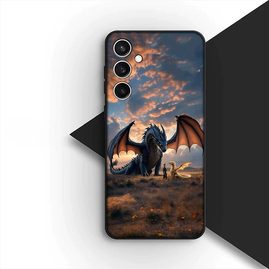 Book Fourths Dragon Wing Phone Case for Huawei P30 P20 Mate 20 Lite Pro Y7 Y6P Y7A 2019 Nova 5T 3I P30Pro Protective Cover