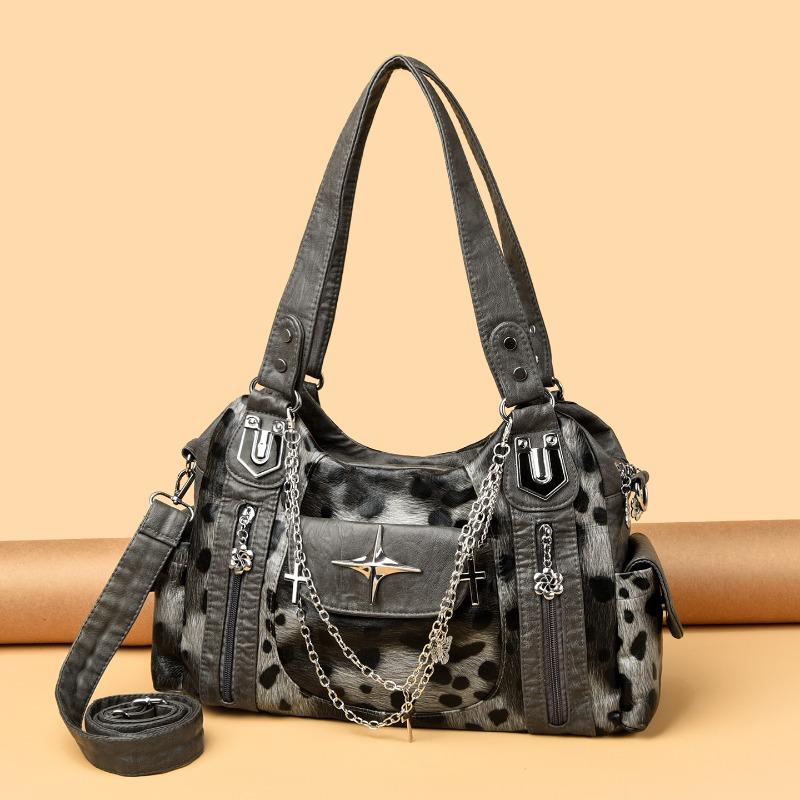 Dual-shoulder Backpack, Large-capacity Tote Bag, Niche Commuter Single-shoulder Crossbody Bag