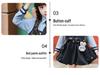 Zootopia Rabbit Police Officer Girl's Cosplay Outfit: Vest & Bloomers Set for Spring/Autumn