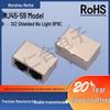 Renhe RJ45 59 1X2 Shielded Network Connector (8P8C, No Light)