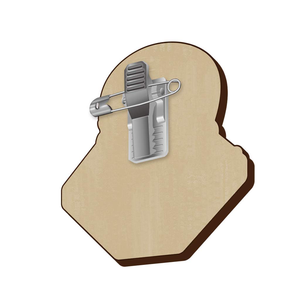 Azu Maker Golden Kamuy Holzklammer Sicherheit von Genjiro Tanigaki (mit Pin)