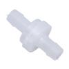 10PCS Barb Check Valve PP Plastic Resistant Diaphragm Single Way Water Stop Valve