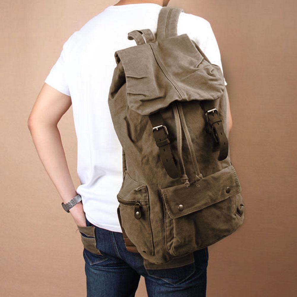 canvas backpack hiking