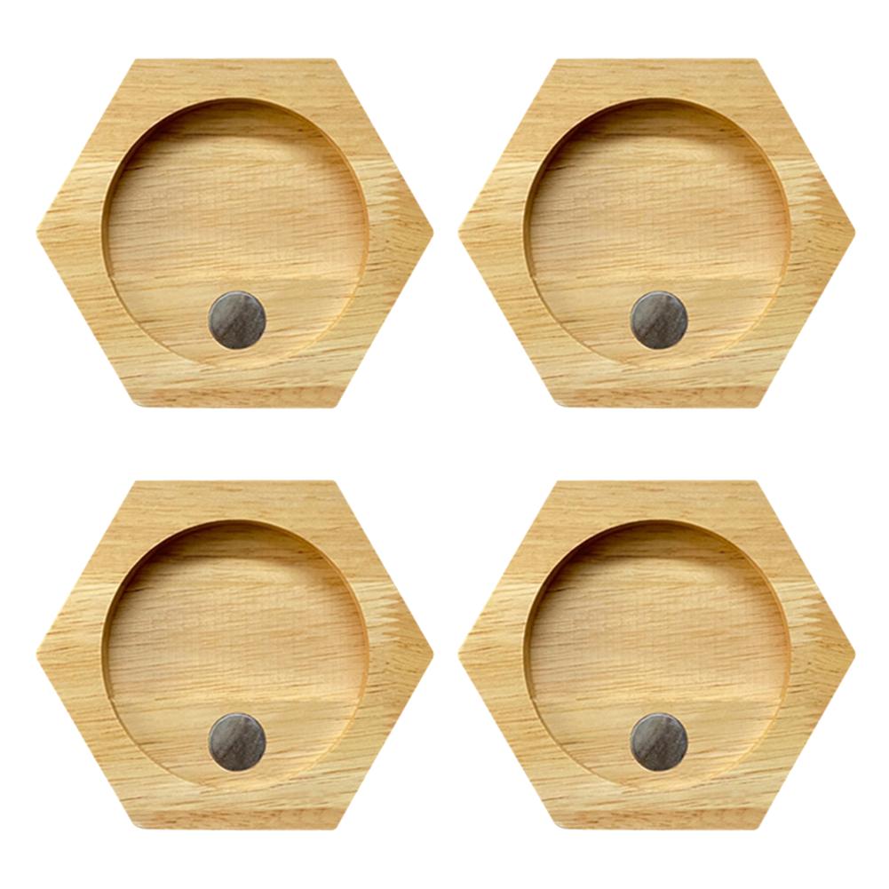 1-5Pcs Wooden Medal Display Hanger Racks Hexagon Honeycomb Medal Holder Home Wall Decoration Honor Commemorative Display Stand