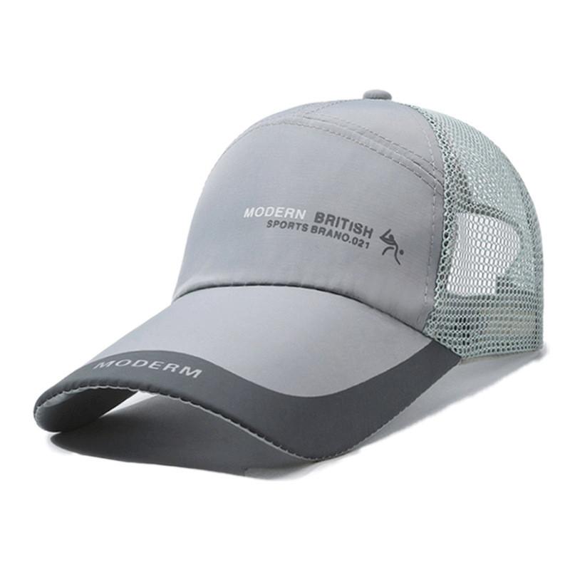 Elegant Sunshade Duckbill Hat For Middle Age Men With Quick Dry Fabric And Comfortable Fit