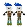 TreasuringU New Game Plush Toys Cartoon Green Boy Stuffed Doll Blue Hair Camouflage Boy Plushie Birthday Gifts