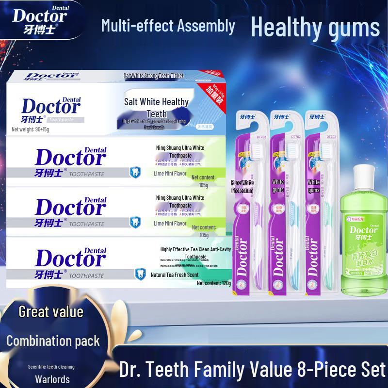 Dr. P Multi-Effect Whitening & Gum Care Toothpaste Family Set