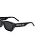 Dior Okulary przeciwsłoneczne damskie DPFCS2UQR-10A0 z czarnym logo z literami o nieregularnym kształcie