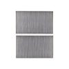 For Tesla Model 3 Model Y EV MANN FILTER CUK25015/21-2 2PCs Activated Carbon Built-in Cabin Filter 1107681-00-A 1107681-00-B