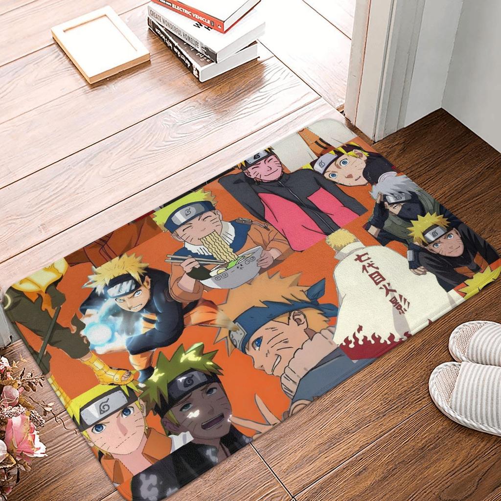 Anime Narutos Uzumaki Itachi Door Floor Bathroom Kitchen Mat Anti-Slip Indoor  Doormat Living Room Entrance Carpet Rug