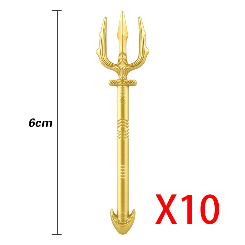 MOC Medieval Weapon Accessories for Building Blocks - Sword Shield Bow Axe Hammer Spear Gun Set