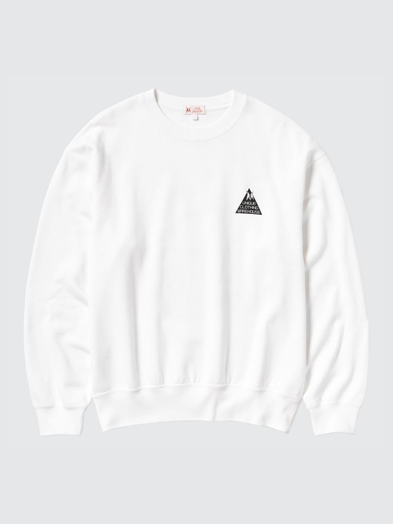 Uniqlo Свитшот с логотипом Uniqlo 00 WHITE/MEN 4XL