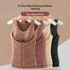 Dames Velours Plus Fleece Shaping Vest met Borstkussentjes - Herfst/Winter Warme Basislaag