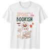 Spooky But Bookish Reading Cats Halloween Unisexs Unisexs Graphic Tee