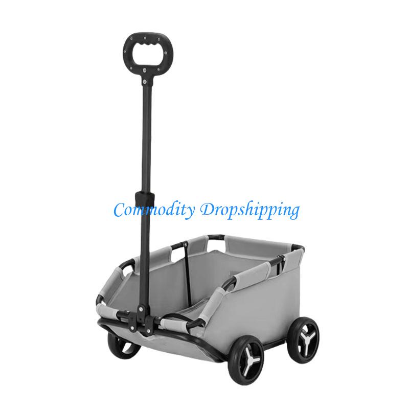 Y5JC Cats Carriers Cart for Travel Soft Trolley Bag Large Capacity Go Out Bag Pet Carriers Bag Travel Bag