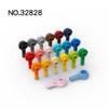 20 Stück MOC Teile 32828 Platte Rund 1 x 1 mit Stange 1L Kompatible Bausteine DIY Zusammenbau Bausteine Partikel Kind Puzzle Spielzeug Geschenk