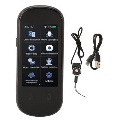 Language Translator Device 138 Languages Oline Photo Translation 3.1 Inch HD Touch Screen 1200mAh