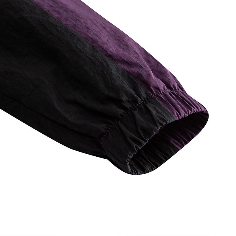 Anta Kyrie Irving Series American Style Hooded Loose Color Block Baseball Jacket Unisex Jacket 172541602N-4