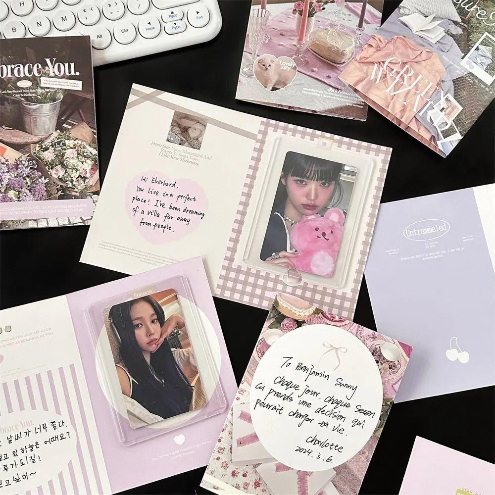 Pastoral Style Folding Card DIY Photo Card Gift Greeting Cards