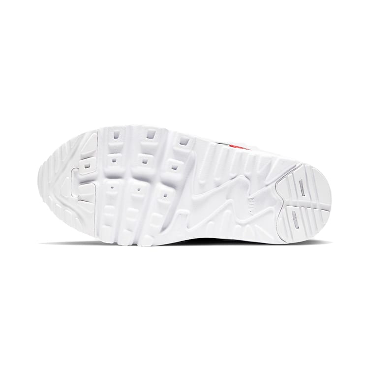 Nike Air Max Tiny 90 Low Top Casual Shoes Metallic Silver Children Aged 3 7 Years Old 881927-017