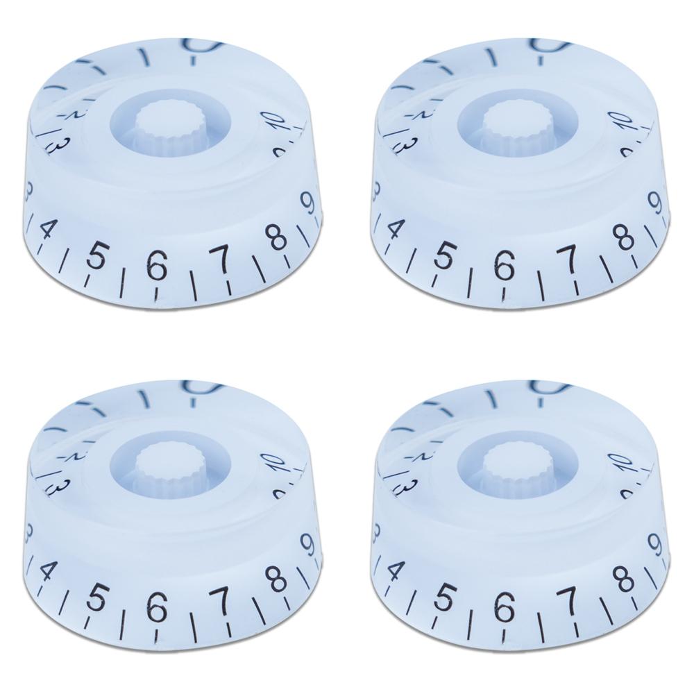 4pcs Guitar Volume Knobs Top Hat Knobs Speed Volume Tone Pedal Control Knobs for Electric Guitar Bass 29 Colors