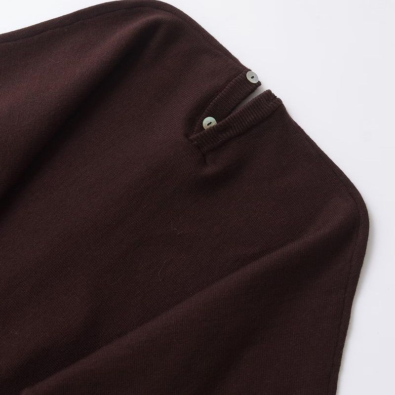 Kaslead New Arrival Women's Clothing Fashion Style Minimalist Silm Hem V-neck Long Sleeve Knitted Coat 8082100