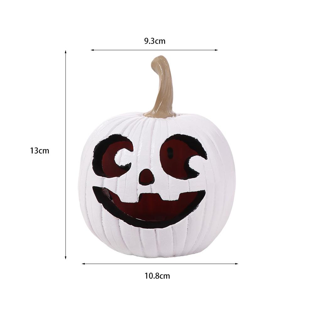 Multi-Color Halloween Pumpkin Ornaments Resin Pumpkin Statue Harvest Festival Ornaments  Autumn