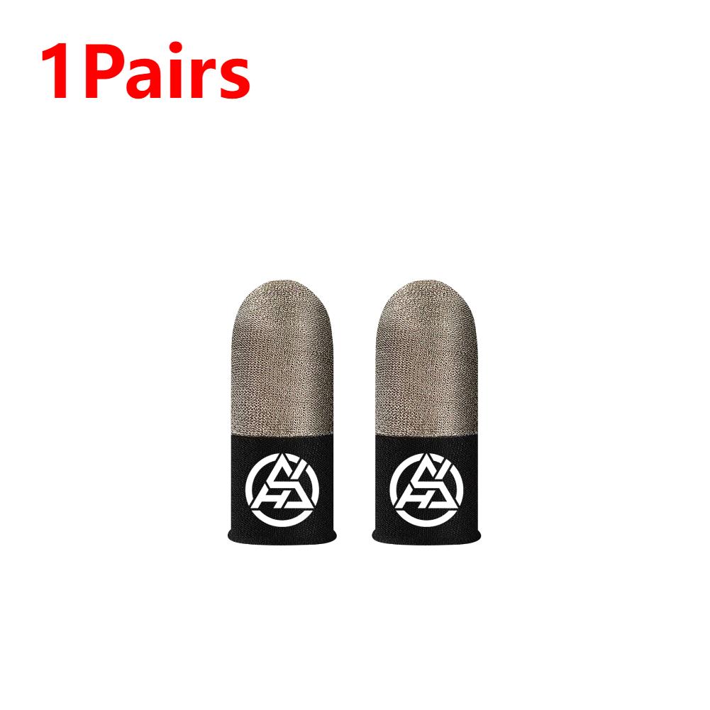 1-10 Pair Luminous Fingertips Sweat-Proof Game Finger Sleeve Finger Cots Cover Sensitive Mobile Touch Glove for PUBG Phone Games
