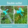 Sunflower Double-Head Watering Bottle: Small Potted Plant Sprinkler with Long Spout for Household Use.