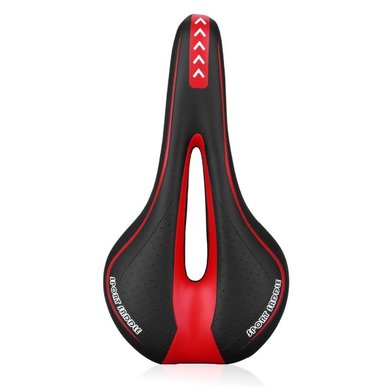 

Regulable Secure Bicycles Seats Ride Thickened Silicones Seats Cover Cushions for Road Cyclists чорний/червоний