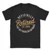 Graphic Printing The Legend Has Retired Funny RetireUnisext T Shirt for Unisex Women Pure Cotton Tshirts Short Sleeve Clothing