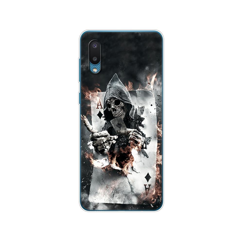 For Samsung A02 M02 Cover Soft Silicon Tpu Phone Back Case For Samsung Galaxy A02 Galaxy M02 SM-A022G A022 Bumper 6.5inch Flower