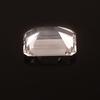Flawless 16x12 mm Heated Ceylon White Sapphire Emerald Cut Loose Gemstone